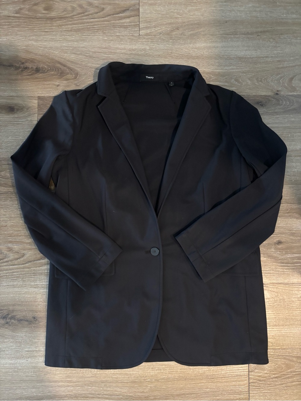 Theory Women's Black Single-Button Tailored Blazer